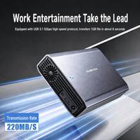 قرص صلب خارجي محمول 3.5 بوصة بسعة 1 تيرابايت إلى 28 تيرابايت، USB 3.0، سرعة 200 ميجابايت/ثانية، قرص صلب ميكانيكي لتخزين البيانات في أجهزة الكمبيوتر والخوادم