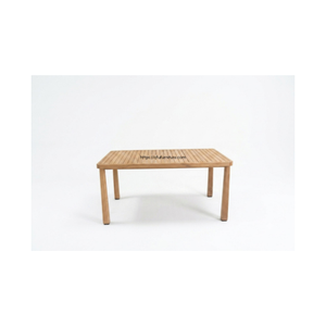 Table à manger moderne Devora avec plateau élégant, base robuste, design élégant pour la maison, le restaurant, la salle à manger, meubles - Product Image 1