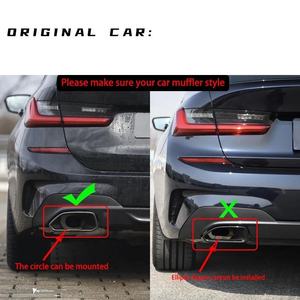 Punta de silenciador de fibra de carbono para <span class=keywords><strong>BMW</strong></span> G20 G21 330i 320d <span class=keywords><strong>330d</strong></span> 330e G22 G23 G26 320i 325i 420i 425i 430i - Product Image 3