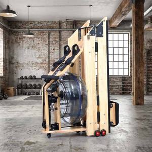 Machine à ramer pliable compacte en bois de caoutchouc pour entraînement cardio complet à domicile – Approvisionnement direct usine - Product Image 2