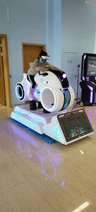 เครื่องเล่นสวนสนุกในร่มเครื่องเล่นจำลองการเล่นเกมอย่างบ้าคลั่งที่นั่ง9D <span class=keywords><strong>VR</strong></span> สำหรับนักขับมอเตอร์ไซค์จำลองการขับรถมอเตอร์ไซด์ - Product Image 4