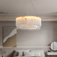 Lustre LED en cristal de cuivre de luxe, luminaire suspendu design moderne avec garantie de 2 ans pour villa, salon, salle à manger, hall