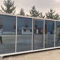 Kit de maisons préfabriquées de luxe en forme de pod, conteneurs mobiles en structure acier, serres, maisons de type 'Apple Cabin' pour villas et hôtels
