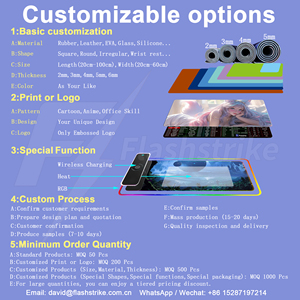 Alfombrilla de Ratón Ergonómica de Gel de Silicona con Reposamuñecas, Forma Irregular, para Oficina, Impresión Personalizada, en Existencia - Product Image 5