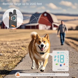<span class=keywords><strong>Collar</strong></span> de Adiestramiento para Perros con Control Remoto de Larga Distancia, Detiene Ladridos, con Indicador LED, 2 en 1, Material de PC - Product Image 4