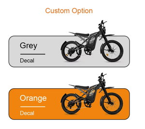 จักรยานไฟฟ้า EU GT2000 รุ่น City Fat Tire Hybrid Ebike 48V สำหรับปั่นบนภูเขาและทางวิบาก พร้อมแบตเตอรี่ในตัว มีสินค้าในออสเตรเลีย - Product Image 5