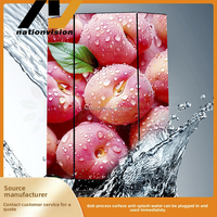Écran d'affichage numérique LED pliable portable pour publicité intelligente, affichage d'affiches numériques, écran d'affichage LED pliable pour intérieur, P1.86 P2.5 GOB, raccordement sans soudure