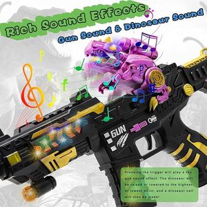 ปืนกลมือของเล่น MP9 รุ่นใหม่ ทำจากพลาสติก พร้อมไฟกระพริบ ใช้งานกลางแจ้ง ของเล่นไฟฟ้าสำหรับเด็กผู้ชายและเด็กผู้หญิง - Product Image 5