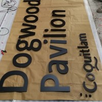 Letras Sólidas Pintadas de Acero Inoxidable 304 de Precisión |   Placas de Identificación Personalizadas para Interiores, Ecológicas y de Fácil Instalación