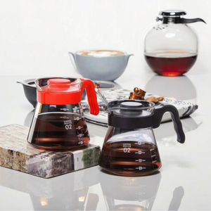 Modern Vidro Transparente Café Despeje Sobre Conjunto para Compatível Brewing Pot Funil & Copo de Filtro de Vidro para Compartilhar - Product Image 2