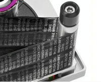 Ruban TTO à noyau plastique, largeur 33 mm, longueur 600 mm, pour codeur de date, imprimante de date d'emballage, rubans pour imprimante TTO