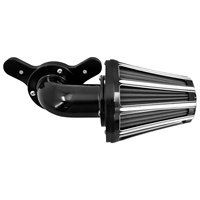 Filtre à air noir pour moto, nettoyant d'admission pour Harley Touring Dyna Sportster XL1200 883 Softail Low Rider Street Bob