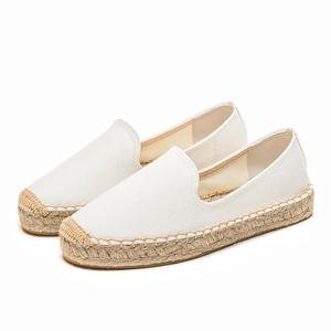 Alpargatas de pescador de mezclilla al aire libre suela media lona zapatos mujeres <span class=keywords><strong>2022</strong></span> <span class=keywords><strong>mocasines</strong></span> para damas - Product Image 3