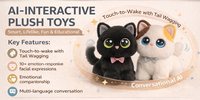 Juguete de peluche OEM con función de interacción por voz para proyectos de marcas personalizadas y servicio de desarrollo de juguetes interactivos