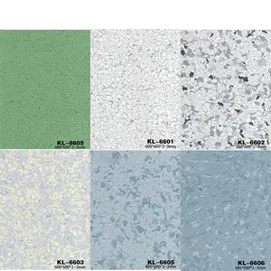 Conductive PVC Tile Anti-static PVC Flooring Homogeneous Conductive Flooring ESD Floor Mat