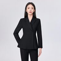 Ensemble de costume de robe formelle professionnelle de haute qualité pour femmes pour le printemps et l'automne pour les entretiens et l'utilisation du directeur du hall d'affaires