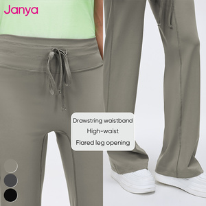Pantaloni Sportivi Lunghi da Donna Janya di Alta Qualità, Elasticizzati in Quattro Direzioni, Casual, Traspiranti, Taglia XL, Vita Alta, Gamba Larga, Leggings da Yoga - Product Image 3