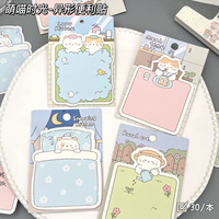 (En gros) Meow Time Park Alien – Bloc-notes autocollant créatif de haute qualité, style Ins, mignon, dessin animé, réutilisable, autocollant mémo