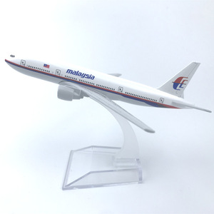 Modèle d'avion en alliage de 16 cm, Malaysia Airlines 777, vente directe du fabricant, cadeaux d'aviation, modèle d'avion - Product Image 3