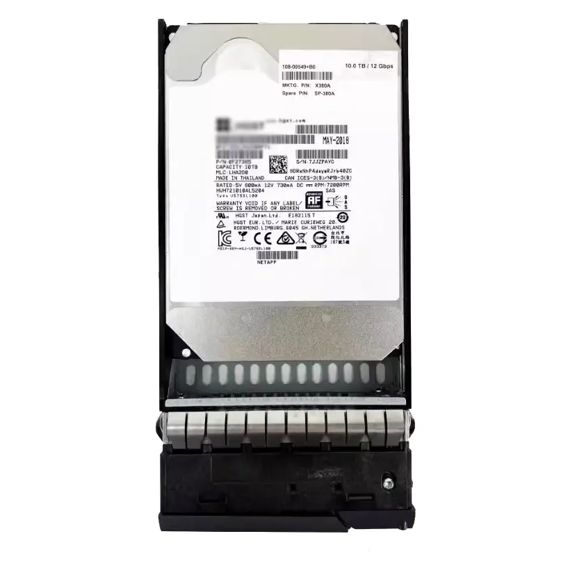 X322A NetApp 10 TB HDD a 3,5" 7,2k RPM 12 Gb/s NL SAS Disco Rígido SP-322A