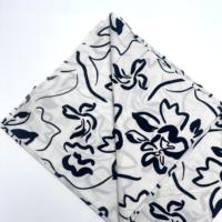 Tissu en coton tissé de haute qualité à motif floral, respirant, teint uni, idéal pour la confection de chemises et de blouses, durable, faible MOQ