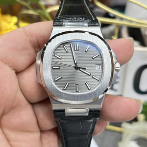 Montre mécanique automatique de luxe pour hommes en acier inoxydable avec bracelet en cuir montre à calendrier lumineuse étanche à la main - Product Image 2