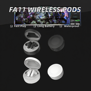 FA11 OEM หูฟังไร้สายสำหรับเล่นเกมส์ กีฬา TWS แบบใส่ในหู พร้อมไฟ LED ชิปเซ็ต JL กันน้ำระดับ IPX5 บลูทูธ 6.0 - Product Image 2