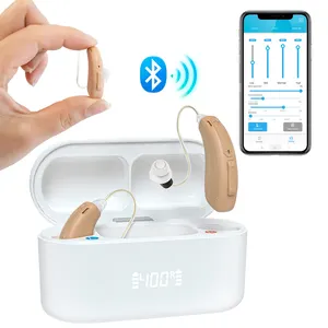 16-channel Bluetooth rechargeable BTE pluggable digital hearing aids