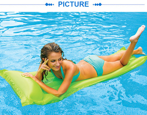 INTEX 59703, colchón flotante de agua inflable para adultos, cama flotante para piscina, alfombrilla para piscina, tumbona flotante, puede sentarse o acostarse - Product Image 6