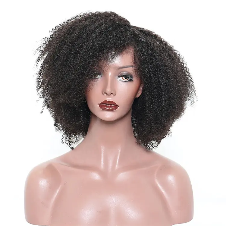 İnsan saç peruk ön peruk İnsan saç Bob peruk şeffaf siyah için Frontal Afro Kinky kıvırcık brezilya satıcı HD dantel kadınlar 1 parça