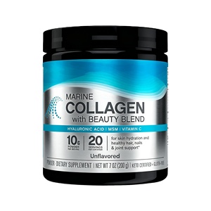 Collagène <span class=keywords><strong>Marin</strong></span> NOUVEAU Marque Blanche 10G avec <span class=keywords><strong>Acide</strong></span> <span class=keywords><strong>Hyaluronique</strong></span> <span class=keywords><strong>et</strong></span> Vitamine C, Sans Arôme Super-soluble Favorise la Santé de la Peau <span class=keywords><strong>et</strong></span> des Cheveux - Product Image 2