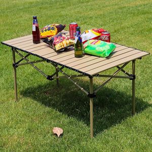 โต๊ะพับกลางแจ้ง 95x55x50 ซม. เหล็กคาร์บอนแบบพกพาสำหรับตั้งแคมป์ปิกนิก - Product Image 1