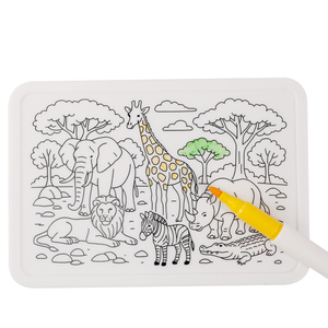 Tapete de Silicona Grueso y Ligero para Dibujar, Moderno, Lavable, Reutilizable, para Mesa de Cocina, Activado por Calor, para Alimentos de Bebé - Product Image 2