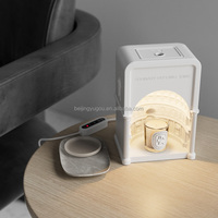 Lampe chauffe-cire en gypse de luxe Pantheon, lumière halogène blanc chaud, ambiance luxueuse, lampe de table pour la décoration de la maison