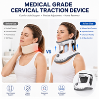Dispositif de traction cervicale portable BOAN avec boucle latérale réglable, certifié CE, garantie 1 an, pour la maison, le bureau et les soins, fabricant OEM