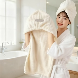 Serviette Cheveux Sèche-Rapide Écologique Absorption d'Eau Couleur Unie Soin des Cheveux Adulte Indispensable Salons Natation Fitness - Product Image 4