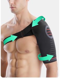 Attelle de Protection d'Épaule Unisexe en Coton Écologique Ajustable Personnalisée pour l'Entraînement Sportif, la Pression et les Tensions - Product Image 1