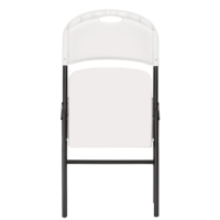 Vente en gros, chaise de jardin pliante en plastique blanc léger pour salle à manger d'hôtel pour fête de mariage