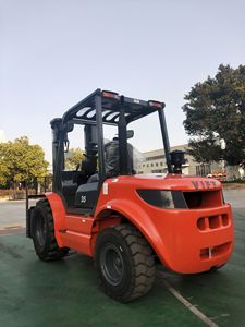 CE Diesel 3t 4T 5t Carretilla elevadora todo terreno con cabina Neumáticos todoterreno Opcional Máx. Altura de elevación 5M - Product Image 2