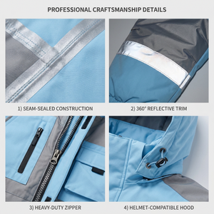 Combinaison <span class=keywords><strong>de</strong></span> ski une pièce <span class=keywords><strong>pour</strong></span> femme, imperméable, coupe-vent, isolée, réfléchissante, <span class=keywords><strong>pour</strong></span> le ski et le snowboard - Product Image 4