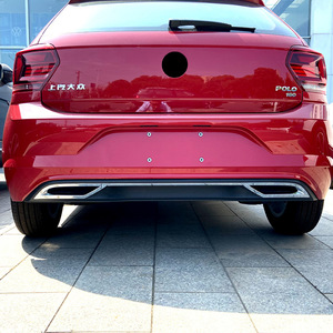 Marco de salida de escape electrochapado Amp-Z para Volkswagen Polo Mk6 Plus 2019-2021, pulido a espejo, universal - Product Image 2