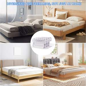 <b>Bed</b> Sheet Holder Upgraded Removable <b>Adjustable</b> Four Heights Easy Installation Fits Mattresses Corner Fitted Sheet Holders - Product Image 4