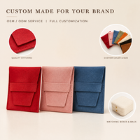 Sacs d'emballage pour bijoux avec logo personnalisé, pochette en microfibre, rangement pour bijoux, anneaux, colliers, bracelets, sac cadeau en velours suédé, sac anti-poussière