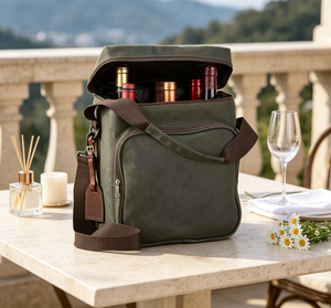 Boîte à lunch portable isotherme 20L en non-tissé imperméable avec fermeture éclair et feuille d'aluminium épaissie pour les voyages - Product Image 5