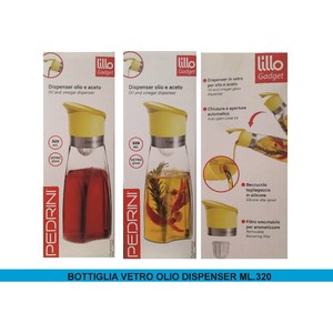 Dispensador de Bebidas de Vidrio de 320 ml con Boquilla Rellenable de Aceite - Product Image 1