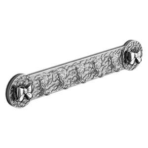 Porte-manteau familial à 5 crochets, moderne, à ventouse, fixation murale facile, pour salle de bain et toilettes - Product Image 1