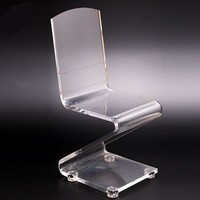 Chaise fantôme transparente en acrylique cristal moderne pliable en gros pour les événements TOYIN