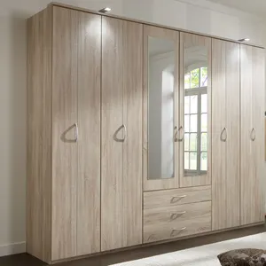 Direct Manufacturer Triple Double Door Almirah Designs With Price Wardrobe