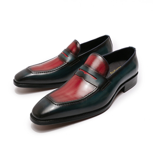 <span class=keywords><strong>Mocasines</strong></span> <span class=keywords><strong>de</strong></span> piel auténtica hechos a mano para hombre, <span class=keywords><strong>zapatos</strong></span> <span class=keywords><strong>de</strong></span> alta calidad para fiesta y oficina - Product Image 2
