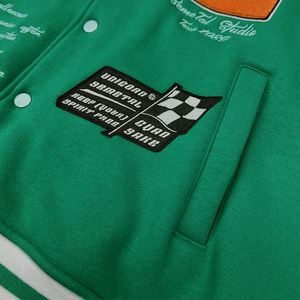 Chaquetas de diseñador de invierno de alta calidad de talla grande para hombre, chaqueta con letras bordadas personalizadas, ropa de calle, chaqueta de béisbol de algodón - Product Image 4